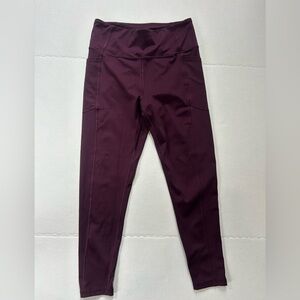 Victoria's Secret Deep Plum Active Leggings